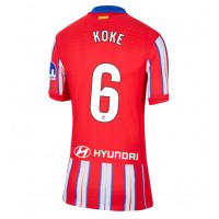 Koszulka piłkarska Atletico Madrid Koke #6 Strój Domowy dla kobiety 2024-25 tanio Krótki Rękaw